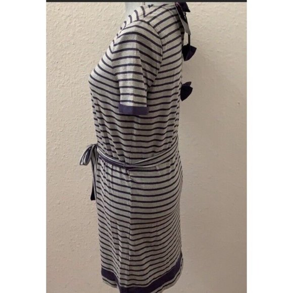 Tommy Girl Hilfiger Girls Dress size Medium New NWT Blue  Stripes Gray Beautiful - Picture 5 of 8